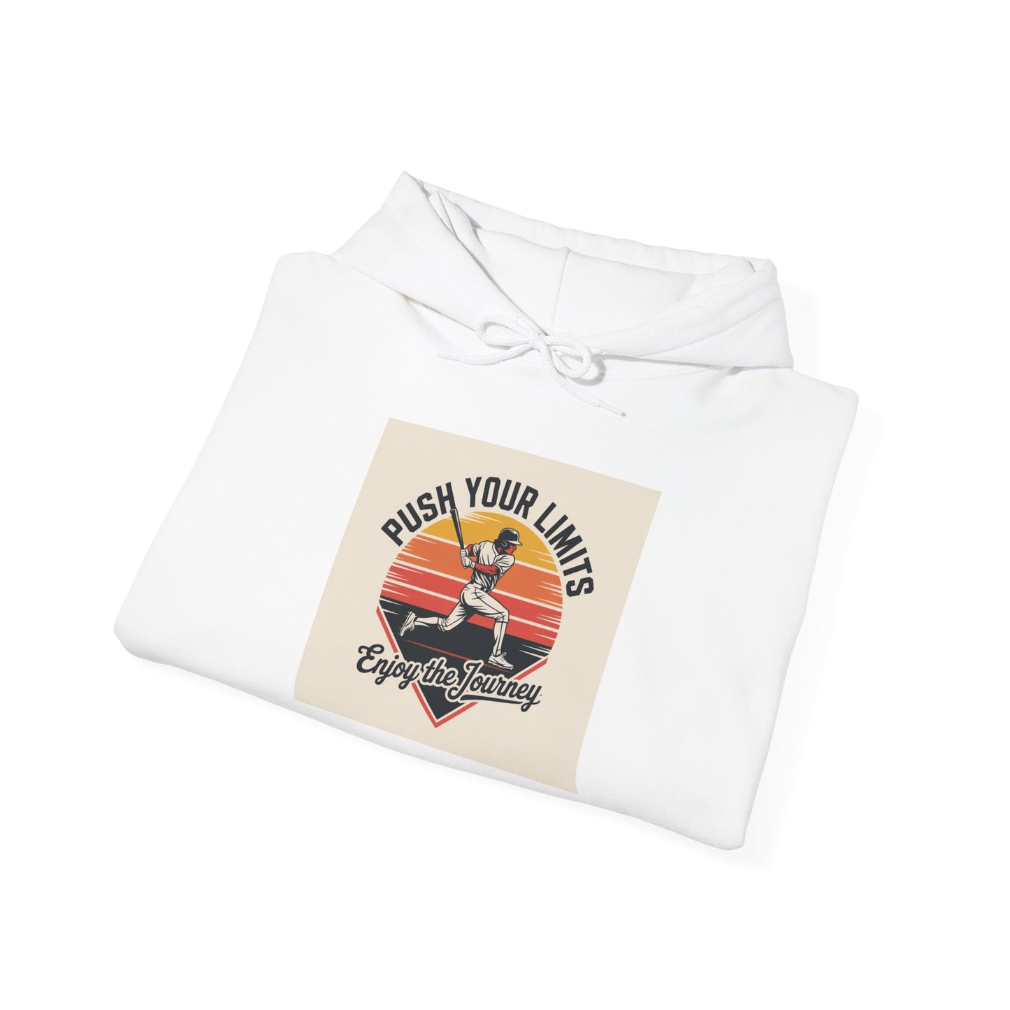 Motivational Hoodie - "Push Your Limits" Unisex Sweatshirt, Gym Gear, Workout Apparel, Gift for Fitness Lovers, Cozy Casual Wear