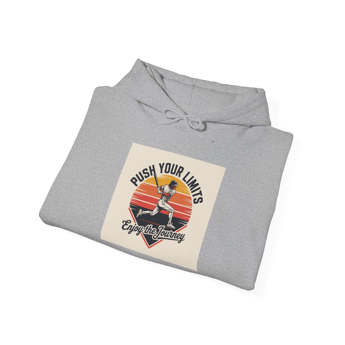 Motivational Hoodie - "Push Your Limits" Unisex Sweatshirt, Gym Gear, Workout Apparel, Gift for Fitness Lovers, Cozy Casual Wear