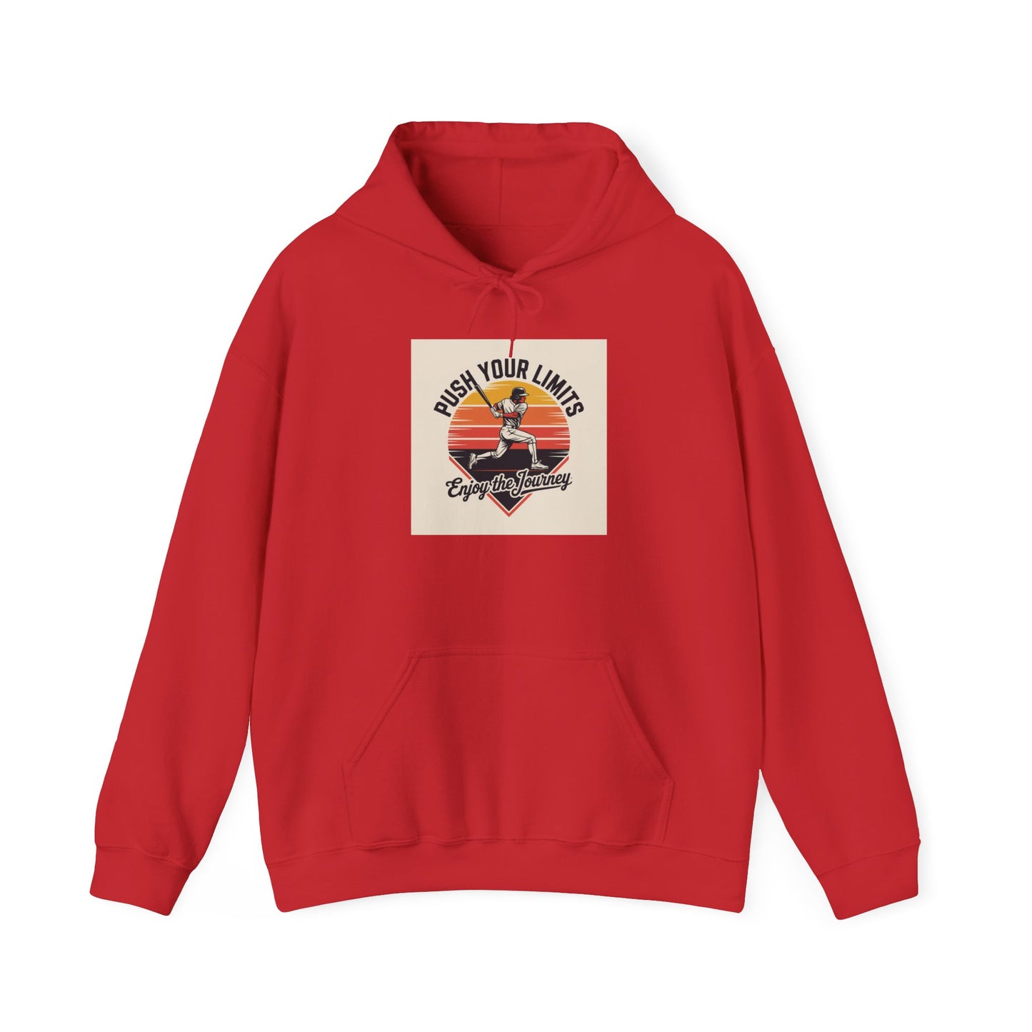 Motivational Hoodie - "Push Your Limits" Unisex Sweatshirt, Gym Gear, Workout Apparel, Gift for Fitness Lovers, Cozy Casual Wear