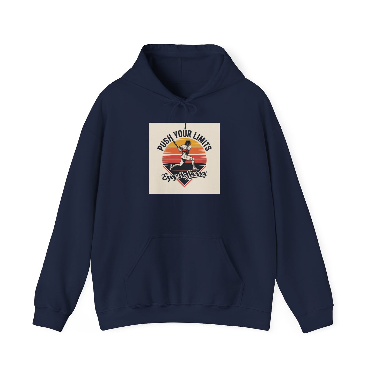 Motivational Hoodie - "Push Your Limits" Unisex Sweatshirt, Gym Gear, Workout Apparel, Gift for Fitness Lovers, Cozy Casual Wear