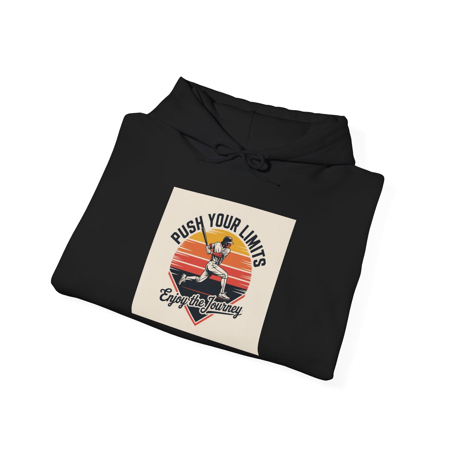 Motivational Hoodie - "Push Your Limits" Unisex Sweatshirt, Gym Gear, Workout Apparel, Gift for Fitness Lovers, Cozy Casual Wear