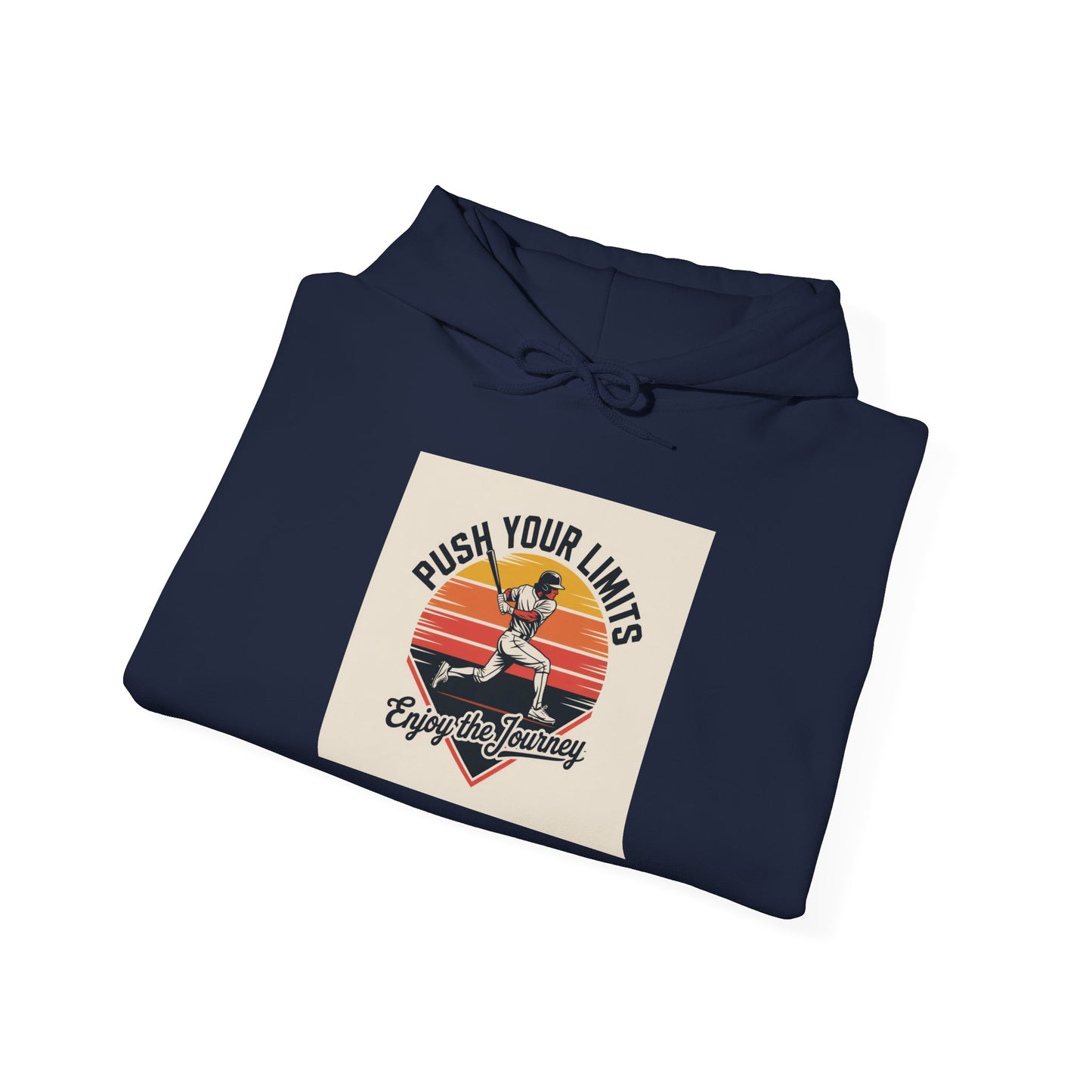 Motivational Hoodie - "Push Your Limits" Unisex Sweatshirt, Gym Gear, Workout Apparel, Gift for Fitness Lovers, Cozy Casual Wear