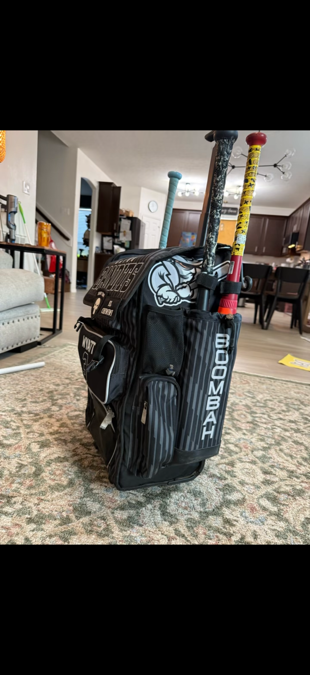 PVC support for your Athletes Roller equipment bag